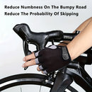 Luvas de Ciclismo Meio Dedo Unissex – Antiderrapantes, Almofadadas e Respiráveis