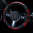 Four Seasons Universal Car Steering Wheel Cover in Faux Leather Film Fashion Sports Design