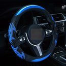 Four Seasons Universal Car Steering Wheel Cover in Faux Leather Film Fashion Sports Design