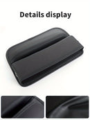 1pc Red PU Leather Car Seat Gap Organizer with Side Pockets & Charging Hole - Easy Install, Durable Console Storage Box for Smartphone, Wallet & Keys, Car Seat Organizer | Sleek Design | PU Leather Construction, Car Storage