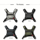 Chest Rig Esportivo Resistente à Água – Bolsa Leve com Fecho em Zíper para Aventuras, Corrida e Fitness