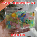 100pcs Glow-in-the-Dark Pebbles - Enhance Your Garden Or Aquarium With Natural Crystals!