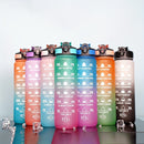 Garrafa de Água 1L – Design Degradê, Escala de Medição e Acabamento Fosco