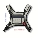 Chest Rig Esportivo Resistente à Água – Bolsa Leve com Fecho em Zíper para Aventuras, Corrida e Fitness