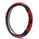 Four Seasons Universal Car Steering Wheel Cover in Faux Leather Film Fashion Sports Design
