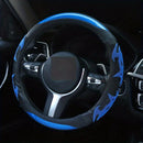 Four Seasons Universal Car Steering Wheel Cover in Faux Leather Film Fashion Sports Design
