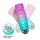 Garrafa de Água 1L – Design Degradê, Escala de Medição e Acabamento Fosco