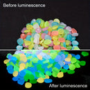 100pcs Glow-in-the-Dark Pebbles - Enhance Your Garden Or Aquarium With Natural Crystals!