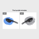 Car Dust Removal Small Duster Wipe Car Soft Brush Cleaning Brush Mini Bristle Brush Dust Removal Brush Nanofiber Car Interior