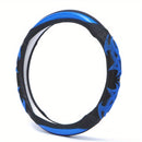 Four Seasons Universal Car Steering Wheel Cover in Faux Leather Film Fashion Sports Design