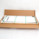 Espelho de corpo inteiro Anajqaqia 162 × 53 cm, espelho curvo de pé, espelho de chão com vidro temperado e moldura de liga de alumínio, dourado