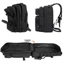 Mochila de viagem Mochilas coloridas com alça de mão para viagem Vários bolsos Mochila de assalto do exército Bolsa Bug Out de 3 dias Mochila de caminhada para campismo (666-DS)