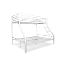 Beliche duplo metálico para 3 pessoas, 200x145x96cm branco