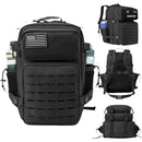 Mochila de viagem Mochilas coloridas com alça de mão para viagem Vários bolsos Mochila de assalto do exército Bolsa Bug Out de 3 dias Mochila de caminhada para campismo (666-DS)