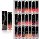 Waterproof Nude Matte Velvet Glossy Lip Gloss Lipstick Lip Balm Sexy Red Lip Tint 21 Colors Women Fashion Makeup Lipstick Tube