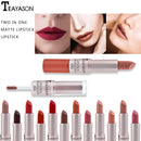 1PC Pink Lipstick Sexy Lip Gloss 2 In 1 Lip Tint Waterproof Long -Lasting Moisture Red Lip Matte Lipstick Make-Up For Women
