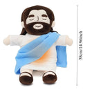 40cm respiração jesus acalmar brinquedo de pelúcia para crianças macio calmante jesus plushies reconfortante jesus coração brinquedo páscoa presentes de natal