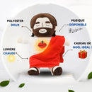 40cm respiração jesus acalmar brinquedo de pelúcia para crianças macio calmante jesus plushies reconfortante jesus coração brinquedo páscoa presentes de natal