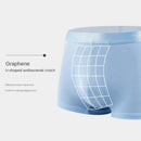 4 pçs boxer shorts roupa interior de seda gelo dos homens legal cuecas respirável sexy calcinha fina u convexo lingerie lotes por atacado L-6XL