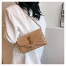 Novo envelope saco de corrente feminina crossbody saco commuter saco do telefone móvel nicho moda textura saco de ombro para mulher