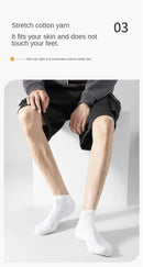 6 pares de meias esportivas com sola grossa e absorção de umidade com parte inferior acolchoada, perfeitas para corrida e esportes profissionais