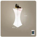 Nova mesa de bar led 16 cores mudando iluminação led mesa de cocktail luminosa brilhante fezes de barra de café para fontes de eventos de festa