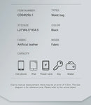 Septwolves negócios fino impresso couro crossbody sling saco homem moda casual viagem monograma impressão tecido ipad bolsa de ombro