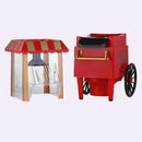 Máquina elétrica de fazer pipoca doméstica, máquina de fazer pipoca de milho, carrinho totalmente automático, popper de milho, criatividade diy para crianças