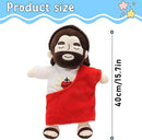 40cm respiração jesus acalmar brinquedo de pelúcia para crianças macio calmante jesus plushies reconfortante jesus coração brinquedo páscoa presentes de natal