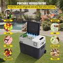 SucceBuy 30L40L50L Mini Geladeira para Carro Pequeno Geladeira Freezer Compressor Portátil Cooler 12V / 24V 220V para Condução de Acampamento Piquenique