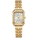 Luxury 2025 New Ladies Quartz Watch Fashion Simple Square Gold Women's Stainless Steel Clock Commercial Wristwatches Gifts