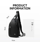 Septwolves negócios fino impresso couro crossbody sling saco homem moda casual viagem monograma impressão tecido ipad bolsa de ombro