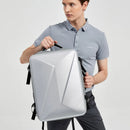 USB Mochila de Grande Capacidade, Hard Shell Commuter Bag, 17 "Computer Bag, Mala de Viagem à Prova D 'Água, Saco do Computador Notebook, Material ABS