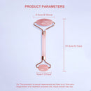 1 pc Rose Quartz Jade Roller Used For Facial Care And Skin Improvement Facial Beauty Roller Relieve Fine Line and Wrinkles Relax