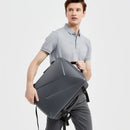 USB Mochila de Grande Capacidade, Hard Shell Commuter Bag, 17 "Computer Bag, Mala de Viagem à Prova D 'Água, Saco do Computador Notebook, Material ABS