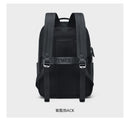 Septwolves mochila de couro de luxo para homens monograma impresso elegante mochila para portátil 15 Polegada saco de viagem preto mochila de negócios