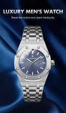 PAAZOMU Luxury Watches For Men Stainless Steel Waterproof Luminous Man Watch Date Week Fashion Casual Men's Quartz Watch Reloj