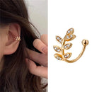 Sweet Exquisite Sparkling Zircon Butterfly Tassel Ear Cuff Clip Earring No Pierced Rhinestone Clip On Earrings For Women Jewelry
