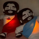 40cm respiração jesus acalmar brinquedo de pelúcia para crianças macio calmante jesus plushies reconfortante jesus coração brinquedo páscoa presentes de natal