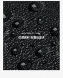 Septwolves mochila de couro de luxo para homens monograma impresso elegante mochila para portátil 15 Polegada saco de viagem preto mochila de negócios