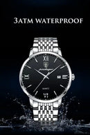 POEDAGAR Luxury Sports Men's Wristwatch Stainless Steel Waterproof Date Man Watch High Quality Casual Fashion Quartz Men Watches