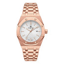 PAAZOMU Luxury Watches For Men Stainless Steel Waterproof Luminous Man Watch Date Week Fashion Casual Men's Quartz Watch Reloj