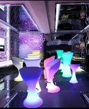 Nova mesa de bar led 16 cores mudando iluminação led mesa de cocktail luminosa brilhante fezes de barra de café para fontes de eventos de festa