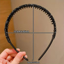 2/6 peças de tiaras antiderrapantes com strass dentado para crianças não estranho na cabeça