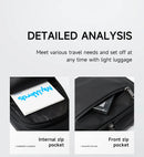 Septwolves negócios fino impresso couro crossbody sling saco homem moda casual viagem monograma impressão tecido ipad bolsa de ombro