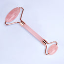 1 pc Rose Quartz Jade Roller Used For Facial Care And Skin Improvement Facial Beauty Roller Relieve Fine Line and Wrinkles Relax
