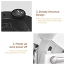 Batedeira de alimentos de cozinha BioloMix, motor DC de 1200 W e 11 velocidades, tela OLED digital, misturador de alimentos elétrico com gancho de massa, batedor