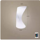 Nova mesa de bar led 16 cores mudando iluminação led mesa de cocktail luminosa brilhante fezes de barra de café para fontes de eventos de festa