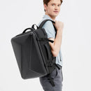 USB Mochila de Grande Capacidade, Hard Shell Commuter Bag, 17 "Computer Bag, Mala de Viagem à Prova D 'Água, Saco do Computador Notebook, Material ABS