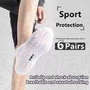 6 pares de meias esportivas com sola grossa e absorção de umidade com parte inferior acolchoada, perfeitas para corrida e esportes profissionais